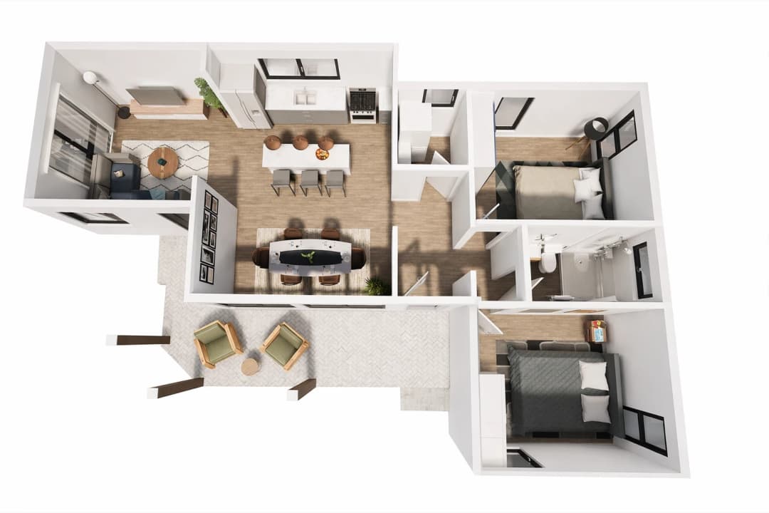 Patio Largo floor plan at Brunswick Gardens