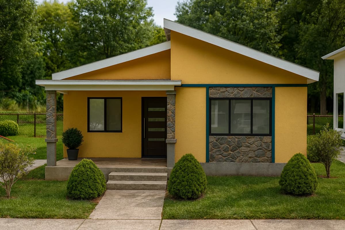 Casa Baja elevation - 3 bedroom 2 bathroom home